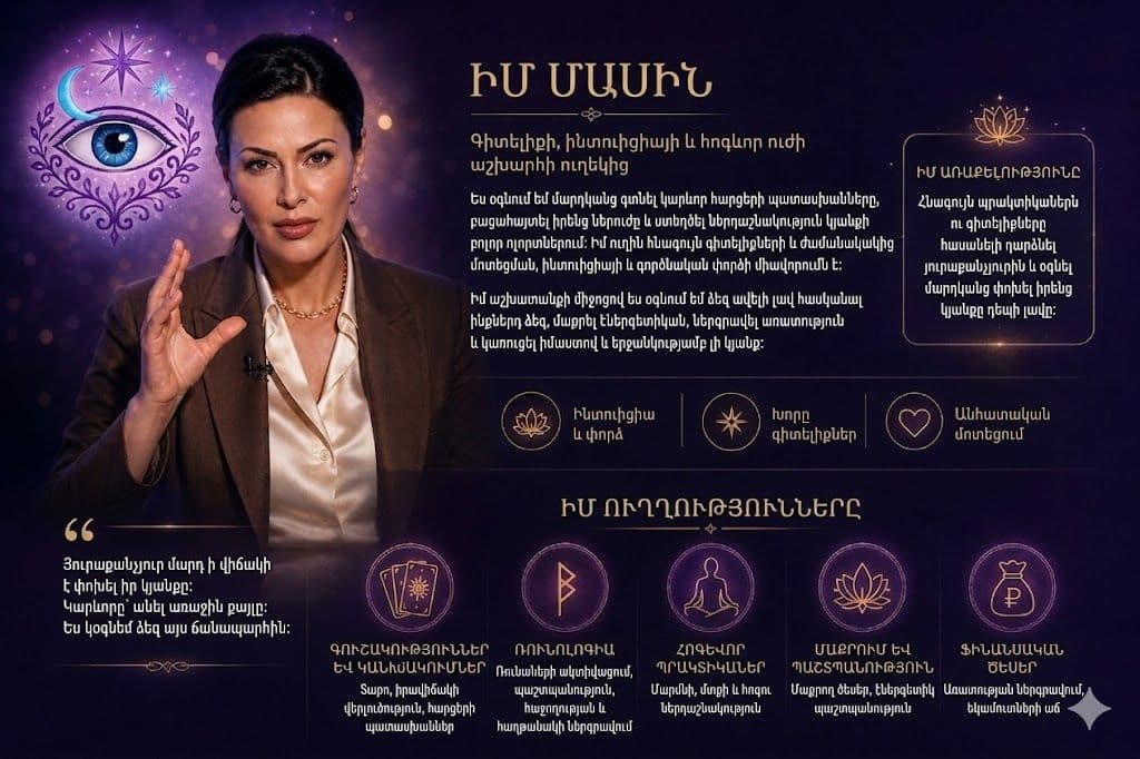 Բացահայտիր քո ճակատագրի գաղտնիքները